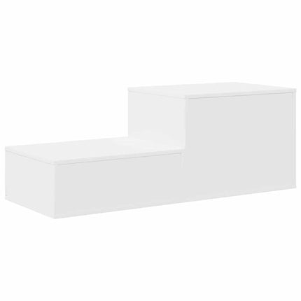 Opbevaringsskab 2 stk. Hvid 127 x 41 x 40 cm Konstrueret træ