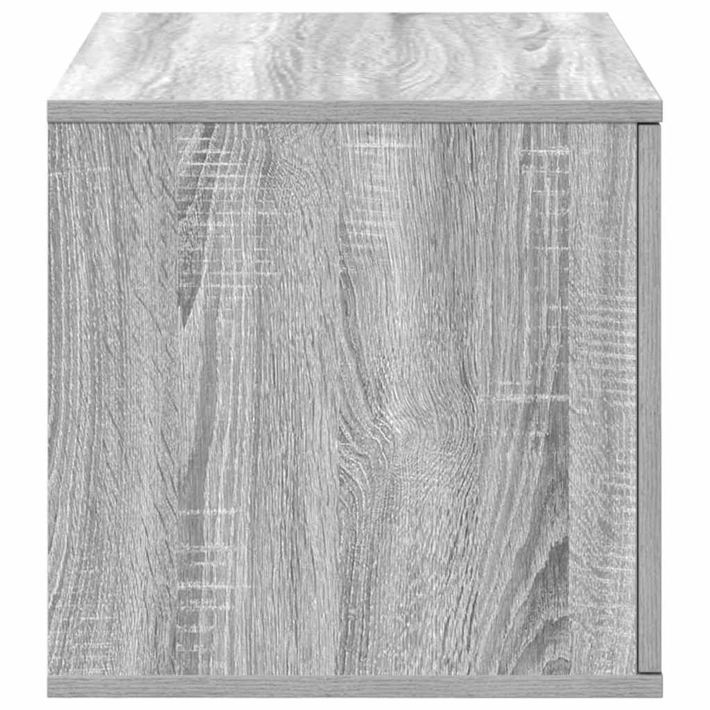 Opbevaringsskab 2 pcs Grå Sonoma 127 x 41 x 40 cm