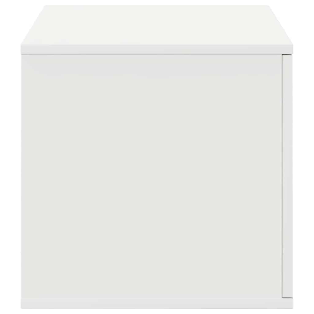 Opbevaringsskab 2 pcs Hvid 118 x 41 x 40 cm Konstrueret træ