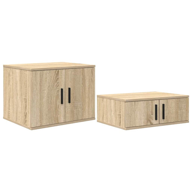 Opbevaringsskab 2 pcs Sonoma eg 118 x 41 x 40 cm