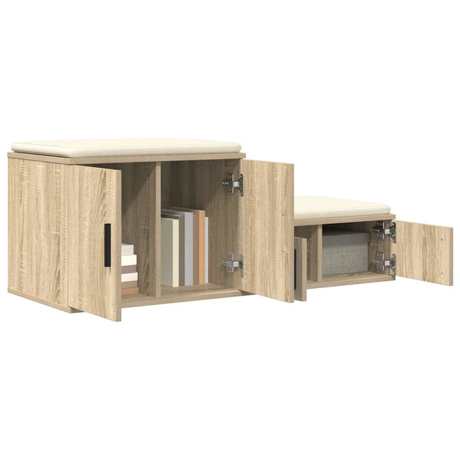Opbevaringsskab 2 pcs Sonoma eg 118 x 41 x 40 cm