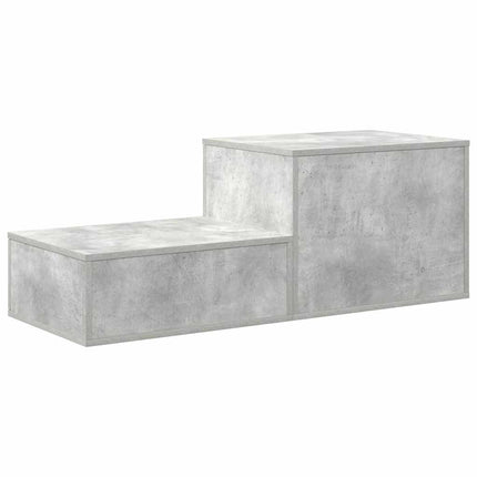 Opbevaringsskab 2 stk. Beton Grå 108 x 41 x 40 cm