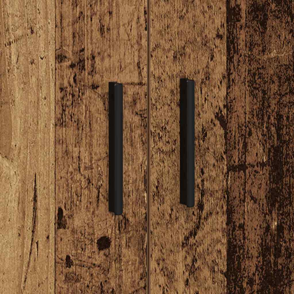 Opbevaringsskab 2 pcs Gammelt træ 108 x 41 x 40 cm