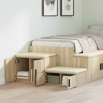 Opbevaringsskab 2 pcs Sonoma eg 103 x 41 x 40 cm
