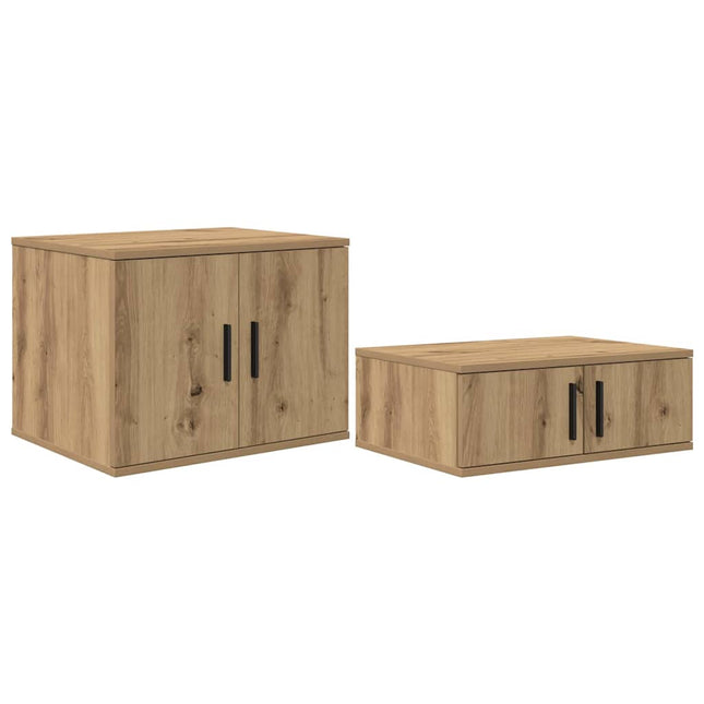 Opbevaringsskab 2 pcs Artisan Egetræ 103 x 41 x 40 cm