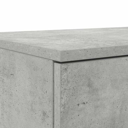 Sengeskuffer Beton Grå 100 x 36,5 x 16,5 cm Konstrueret træ