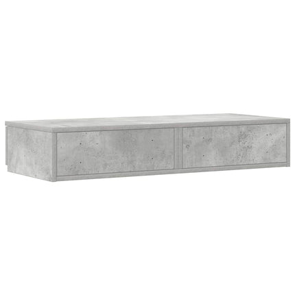 Sengeskuffer Beton Grå 100 x 36,5 x 16,5 cm Konstrueret træ