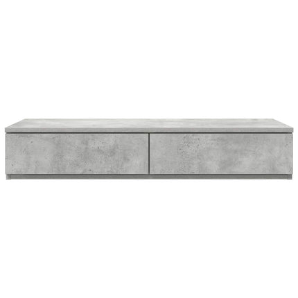 Sengeskuffer Beton Grå 100 x 36,5 x 16,5 cm Konstrueret træ