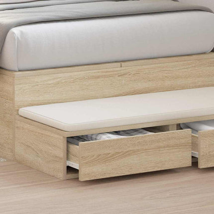 Sengeskuffer Sonoma eg 80 x 36,5 x 16,5 cm Konstrueret træ