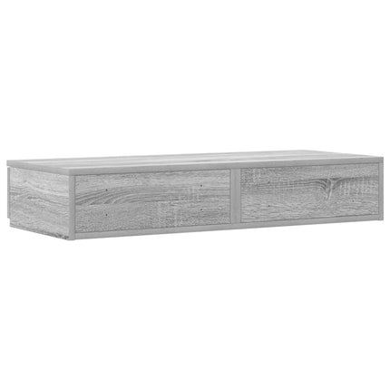 Sengeskuffer Grå Sonoma 80 x 36,5 x 16,5 cm Konstrueret træ