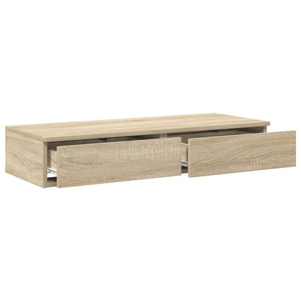 Sengeskuffer Sonoma eg 90 x 36,5 x 16,5 cm Konstrueret træ