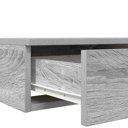 Sengeskuffer Grå Sonoma 90 x 36,5 x 16,5 cm Konstrueret træ