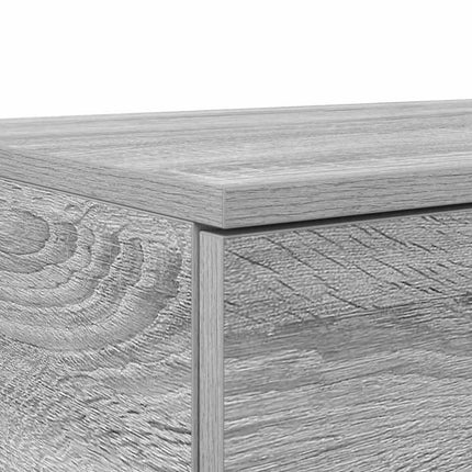Sengeskuffer Grå Sonoma 90 x 36,5 x 16,5 cm Konstrueret træ