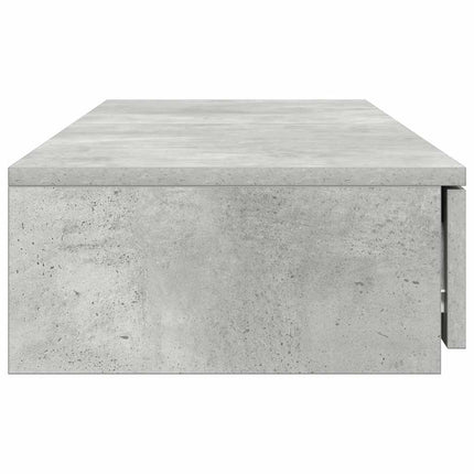 Sengeskuffer Beton Grå 120 x 36,5 x 16,5 cm Konstrueret træ