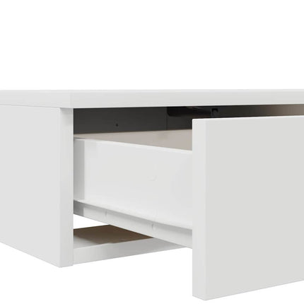 Sengeskuffer Hvid 150 x 36,5 x 16,5 cm Konstrueret træ