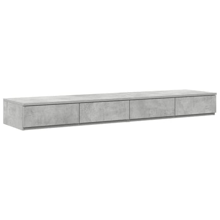 Sengeskuffer Beton Grå 150 x 36,5 x 16,5 cm Konstrueret træ