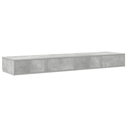 Sengeskuffer Beton Grå 150 x 36,5 x 16,5 cm Konstrueret træ