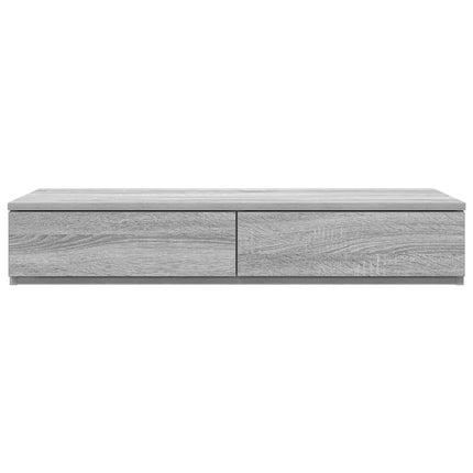 Sengeskuffer Grå Sonoma 75 x 36,5 x 16,5 cm Konstrueret træ