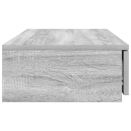 Sengeskuffer Grå Sonoma 75 x 36,5 x 16,5 cm Konstrueret træ