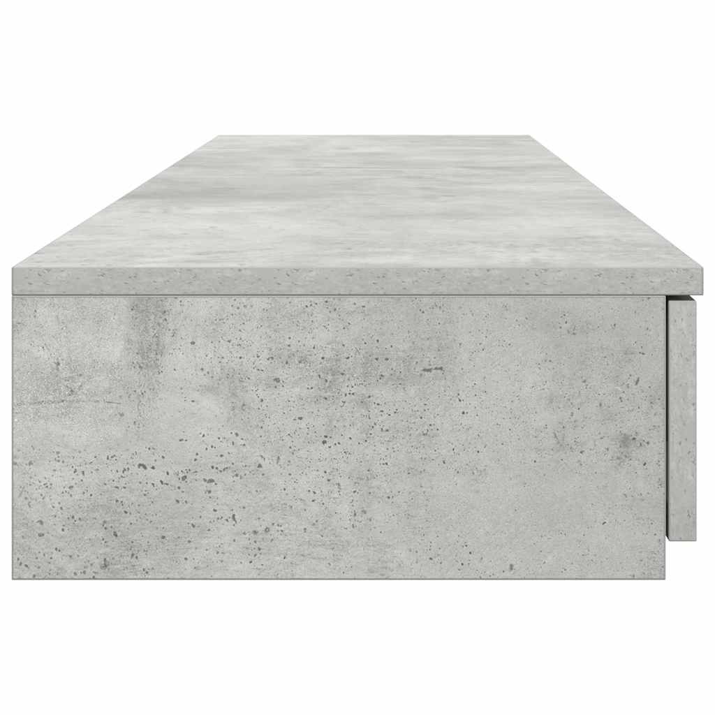 Sengeskuffer Beton Grå 160 x 36,5 x 16,5 cm Konstrueret træ