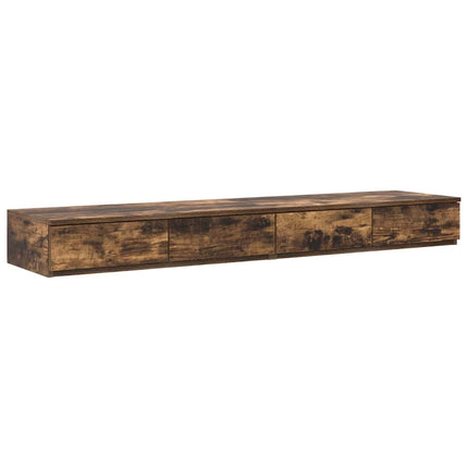 Sengeskuffer Røget eg 160 x 36,5 x 16,5 cm Konstrueret træ