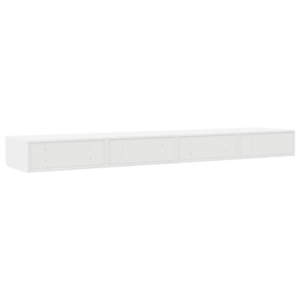 Sengeskuffer Hvid 180 x 36,5 x 16,5 cm Konstrueret træ
