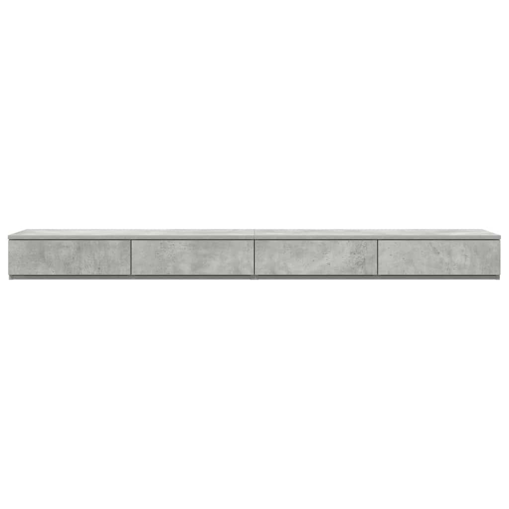 Sengeskuffer Beton Grå 180 x 36,5 x 16,5 cm Konstrueret træ