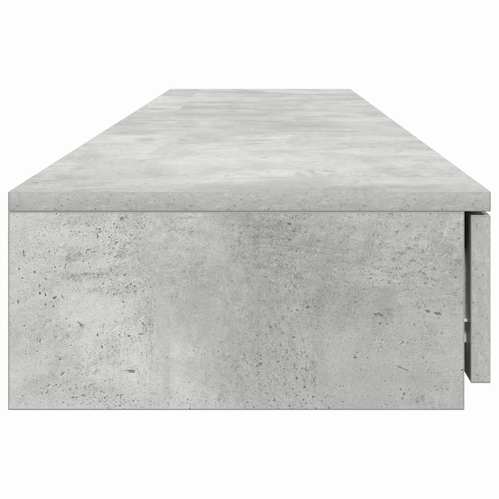 Sengeskuffer Beton Grå 180 x 36,5 x 16,5 cm Konstrueret træ