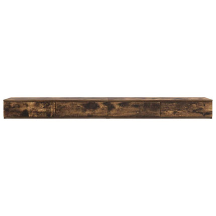 Sengeskuffer Røget eg 180 x 36,5 x 16,5 cm Konstrueret træ