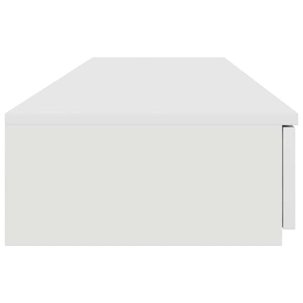 Sengeskuffer Hvid 135 x 36,5 x 16,5 cm Konstrueret træ