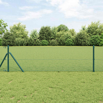 Svejset Trådhegn 2500 x 120 cm Grøn