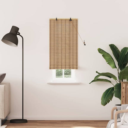 Rullegardin Naturlig og Brun 90 x 220 cm Bambus