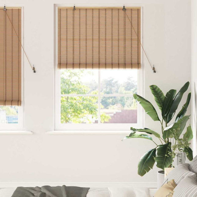 Rullegardin Naturlig og Brun 110 x 220 cm Bambus