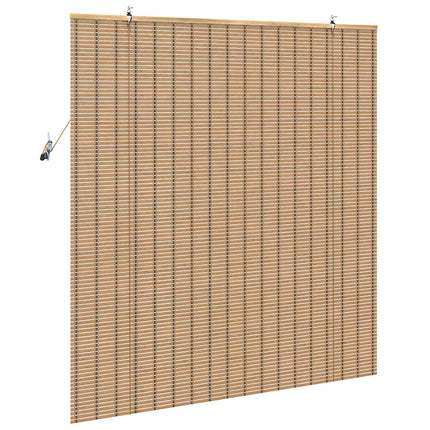 Rullegardin Naturlig og Brun 140 x 160 cm Bambus