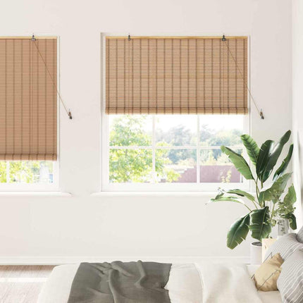Rullegardin Naturlig og Brun 140 x 220 cm Bambus