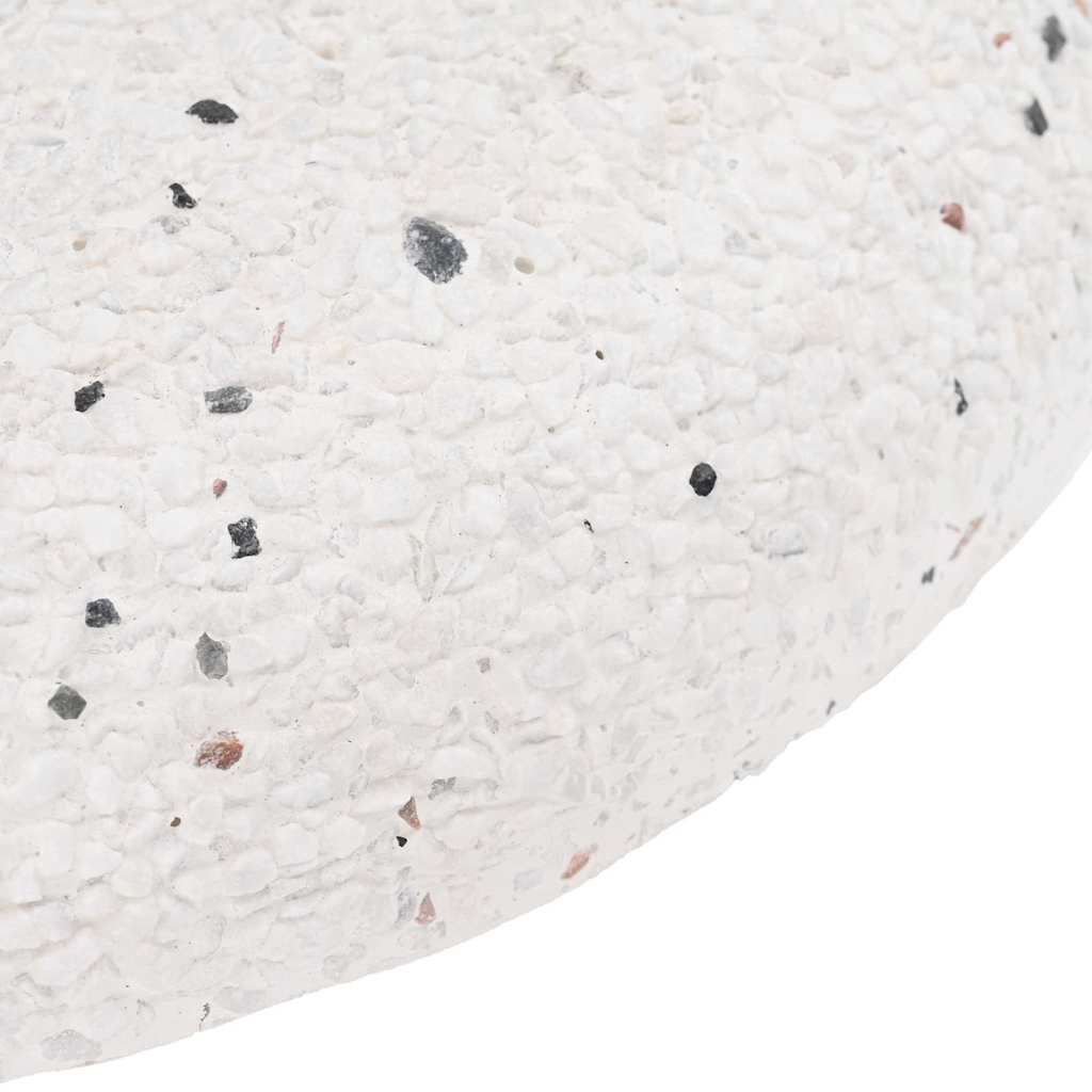 Parasolfod Hvid Ø 45 x 33 cm Beton