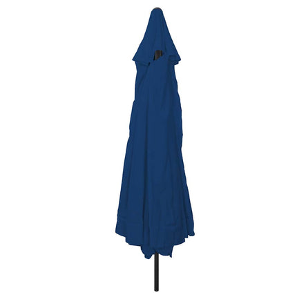 Havesol 394 x 394 x 248 cm Polyester og Stål Azurblå