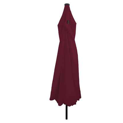 Havesol 395 x 395 x 245 cm Polyester Rund Bordeaux Rød