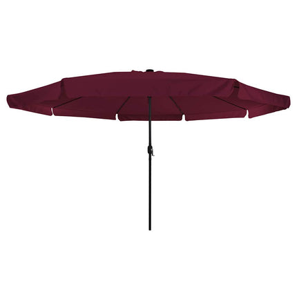 Havesol 395 x 395 x 245 cm Polyester Rund Bordeaux Rød