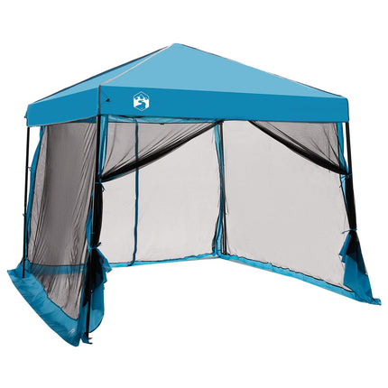 Camping Telt Sæt 2 stk. 6-personers Blå Taffeta og Stof