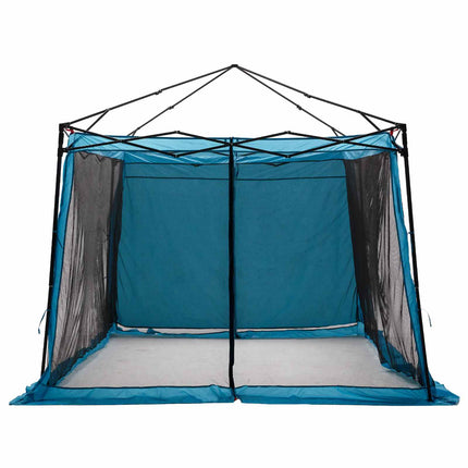 Camping Telt Sæt 2 stk. 6-personers Blå Taffeta og Stof