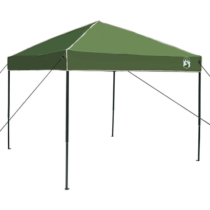 Camping Telt Sæt 2 stk. 4-personers Grøn Taffeta og Stof