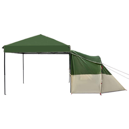 Camping Telt Sæt 2 stk. 4-personers Grøn Taffeta og Stof