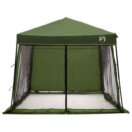 Camping Telt Sæt 2 stk. 6-personers Grøn Taffeta og Stof