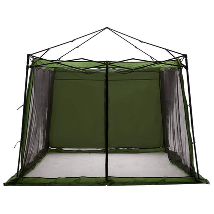 Camping Telt Sæt 2 stk. 6-personers Grøn Taffeta og Stof
