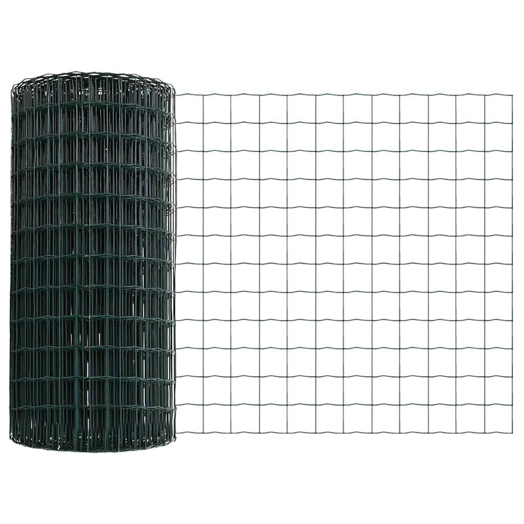Euro Hejn Grøn 0,6 x 10 m PVC-belagt jern