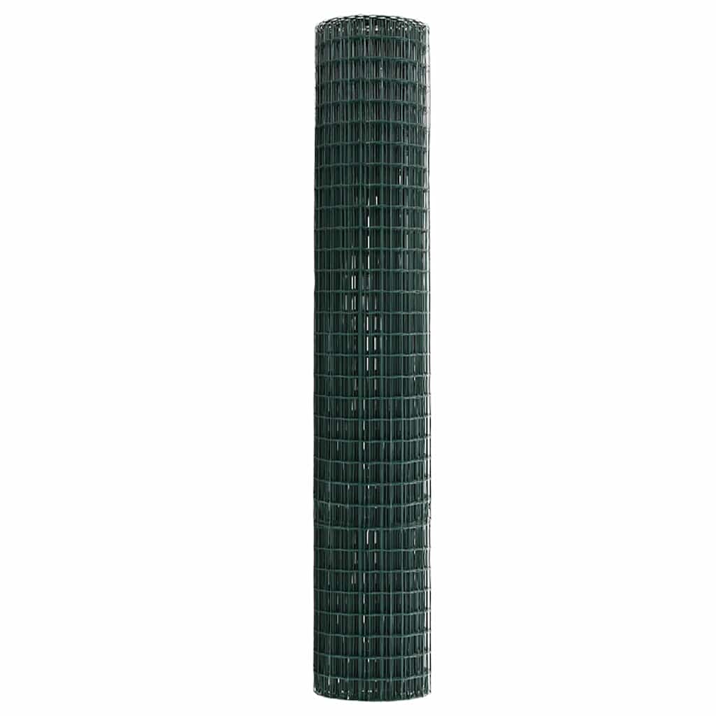 Euro Hejn Grøn 1,5 x 10 m PVC-belagt jern