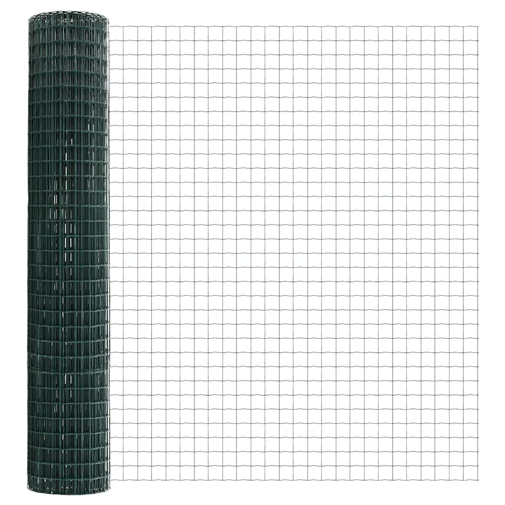 Euro Hejn Grøn 1,6 x 10 m PVC-belagt jern
