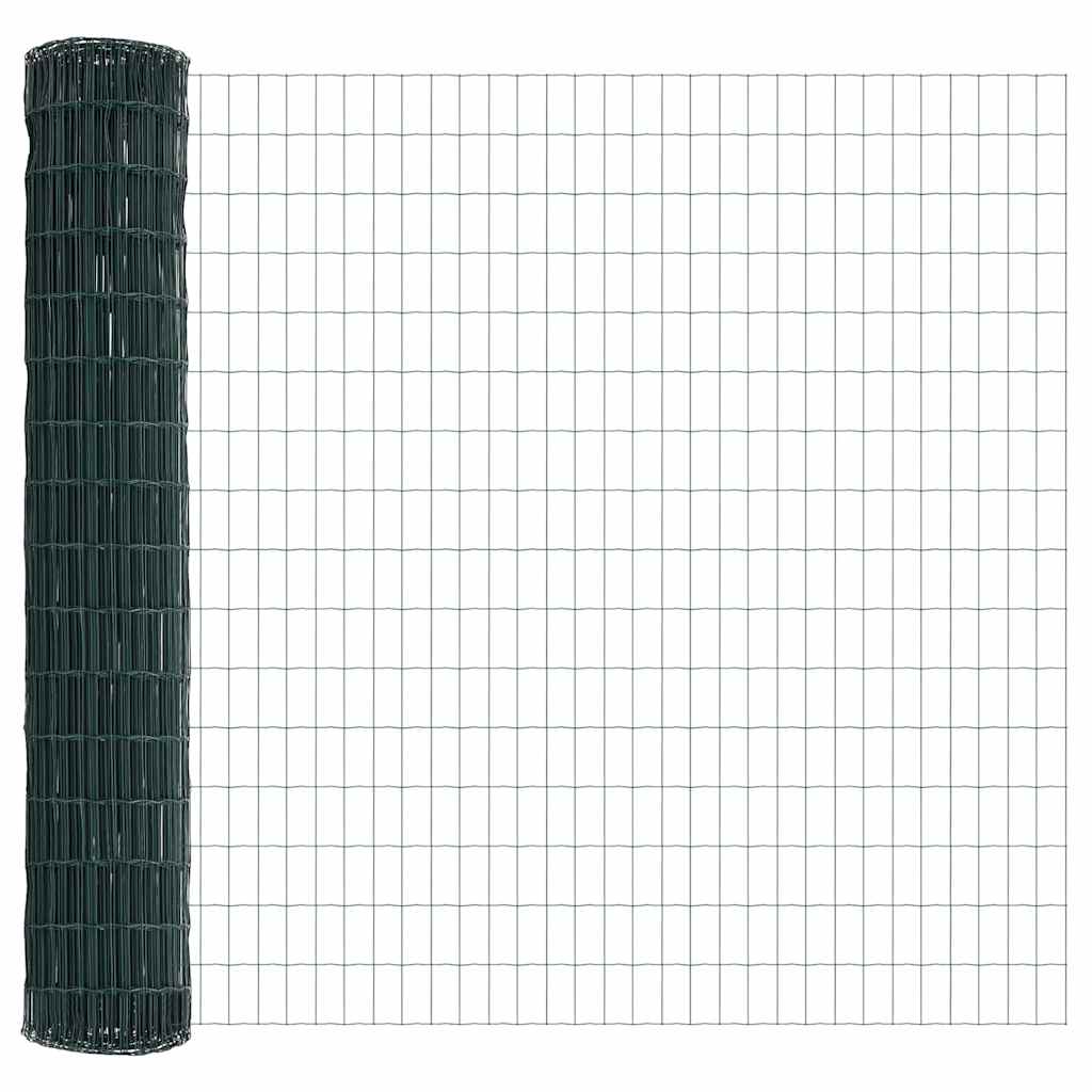 Euro Hejn Grøn 1,5 x 10 m PVC-belagt jern
