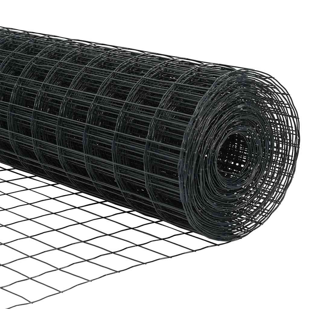 Euro Hejn Grå 1,5 x 10 m PVC-belagt jern